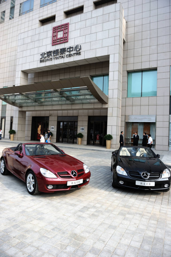 奔驰敞篷slk200高清图片